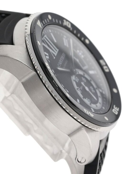 Cartier Caliber de Watch SS Rubber main image 12